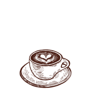 Illustration von einem Kaffee.